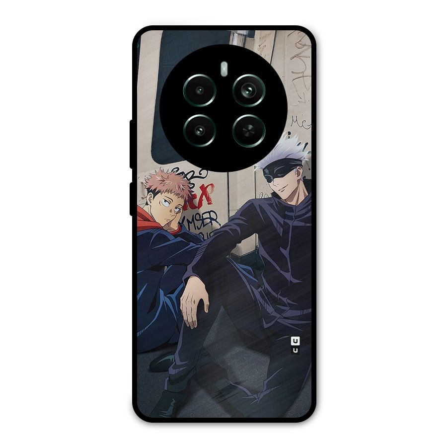 Gojo Itadori Travel Metal Back Case for Realme 12 Pro Plus