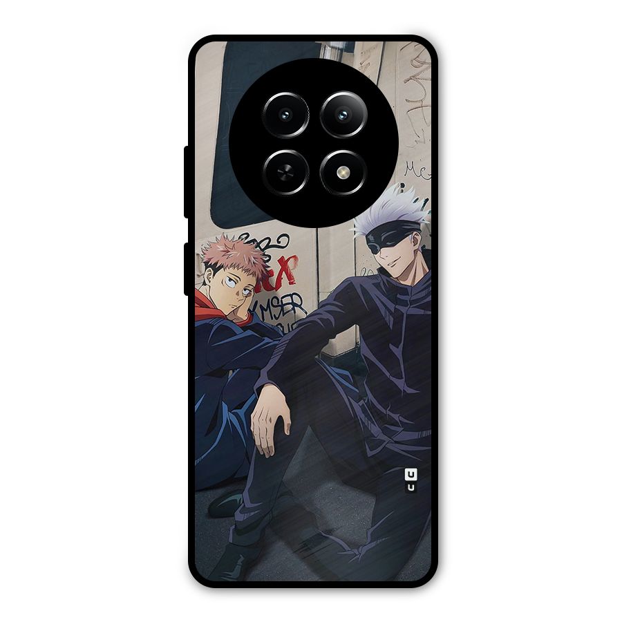 Gojo Itadori Travel Metal Back Case for Realme 13