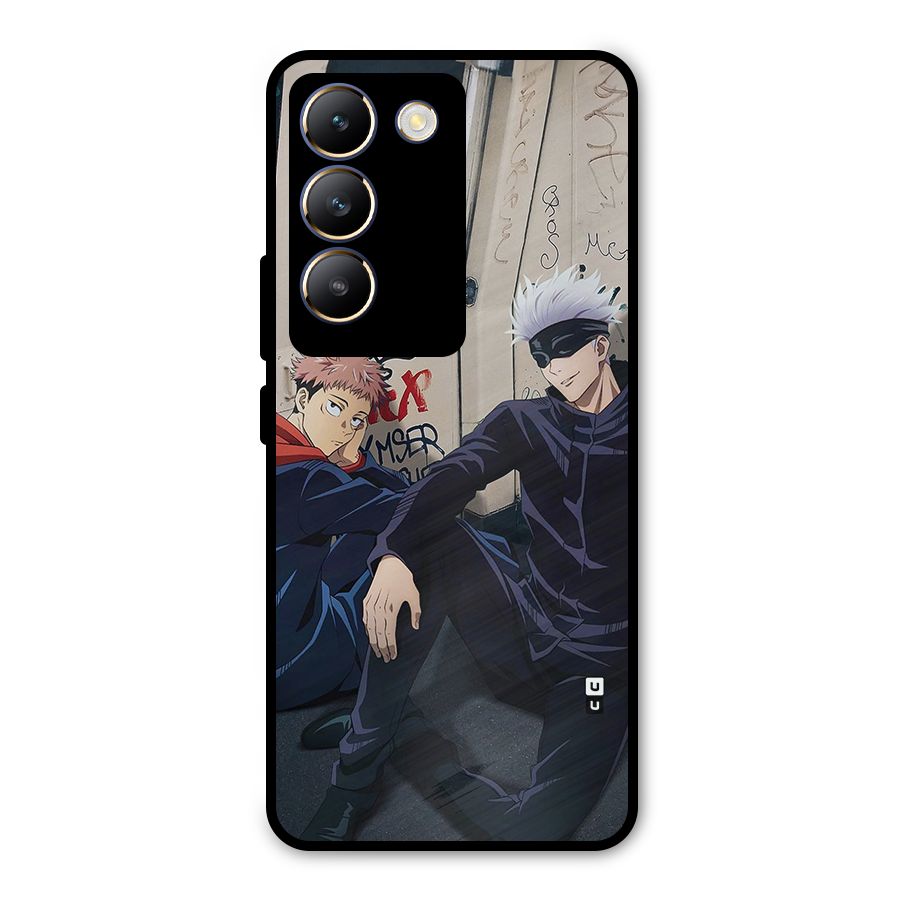 Gojo Itadori Travel Metal Back Case for Vivo T3 5G