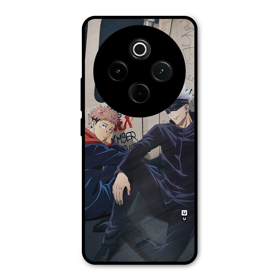 Gojo Itadori Travel Metal Back Case for Vivo T4