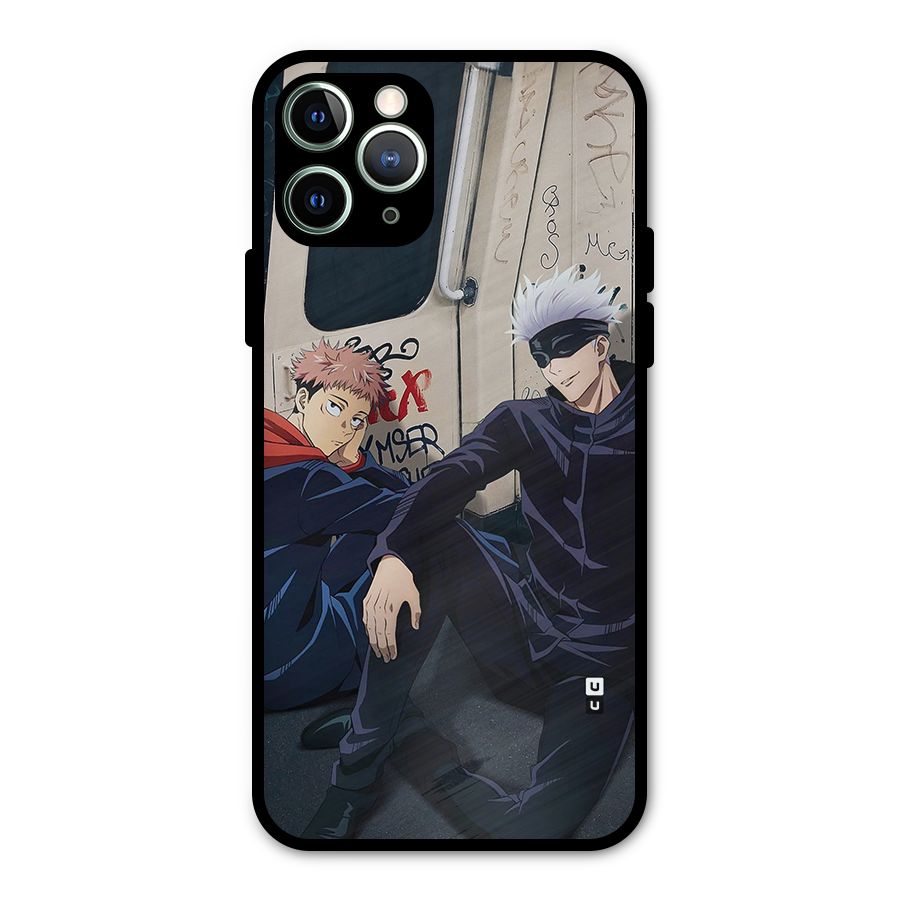 Gojo Itadori Travel Metal Back Case for iPhone 11 Pro Max