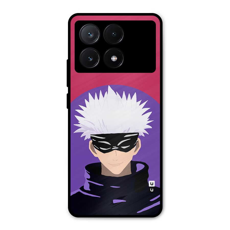 Gojo Lives Metal Back Case for Poco X6 Pro