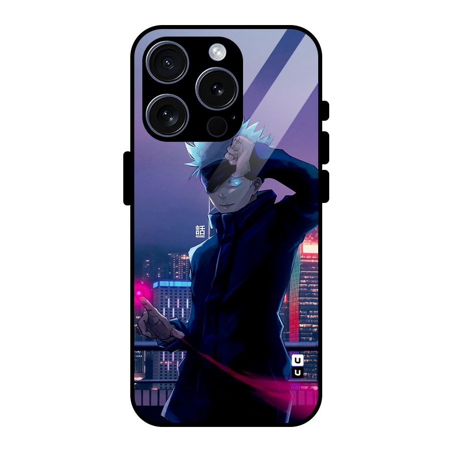 Gojo Looks Glass Back Case for iPhone 15 Pro