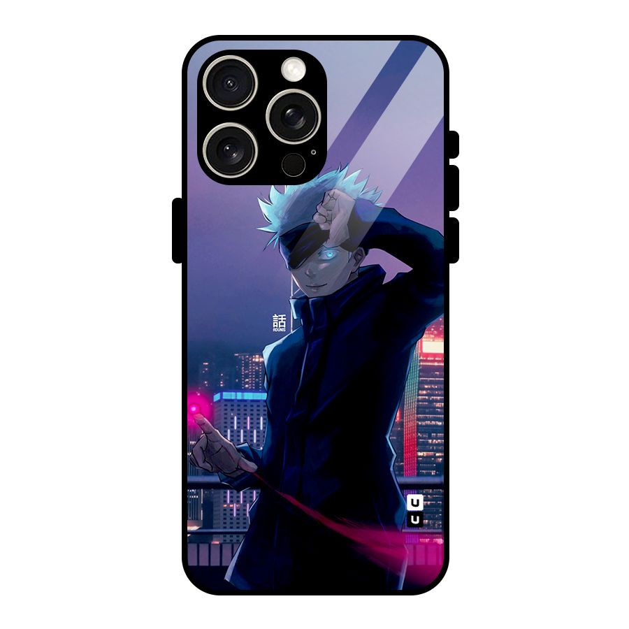 Gojo Looks Glass Back Case for iPhone 15 Pro Max