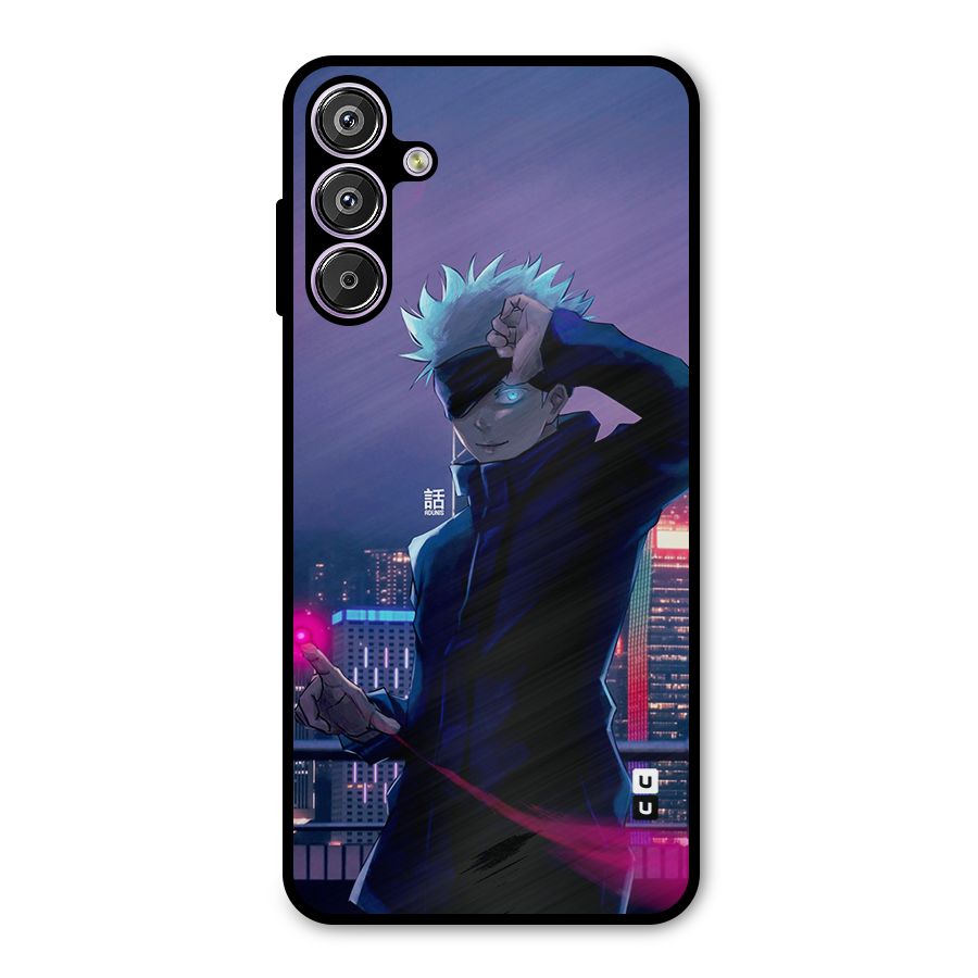 Gojo Looks Metal Back Case for Galaxy F15
