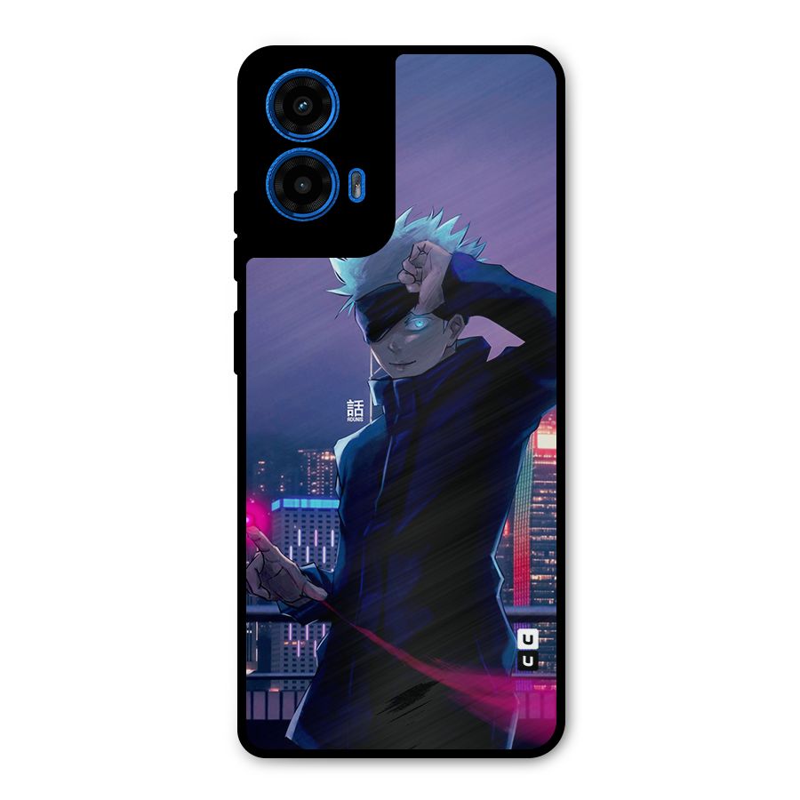 Gojo Looks Metal Back Case for Moto G45