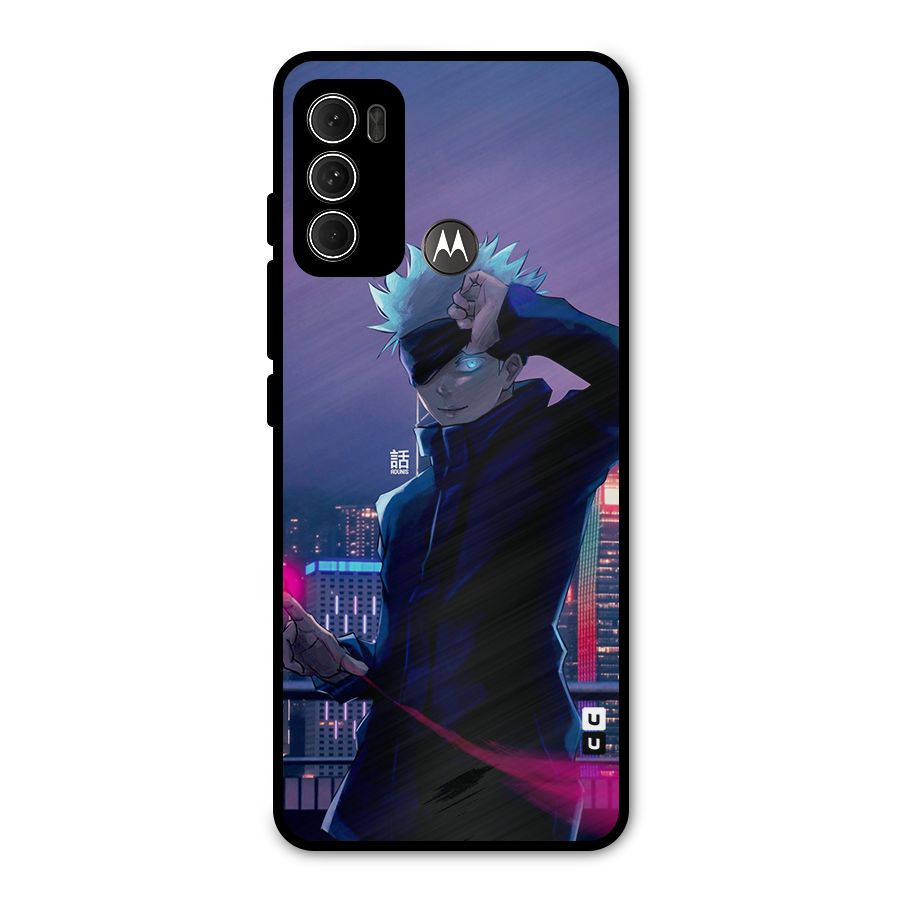 Gojo Looks Metal Back Case for Moto G60