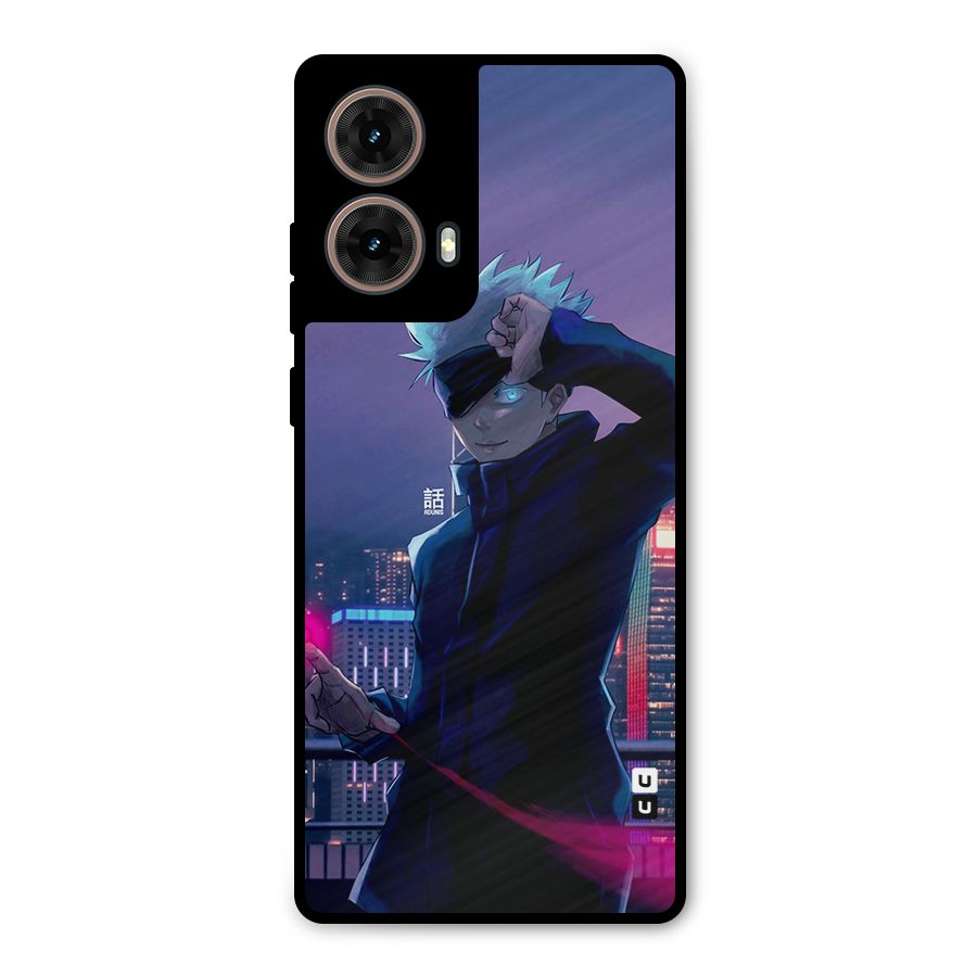 Gojo Looks Metal Back Case for Moto G85