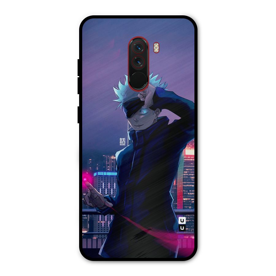 Gojo Looks Metal Back Case for Poco F1