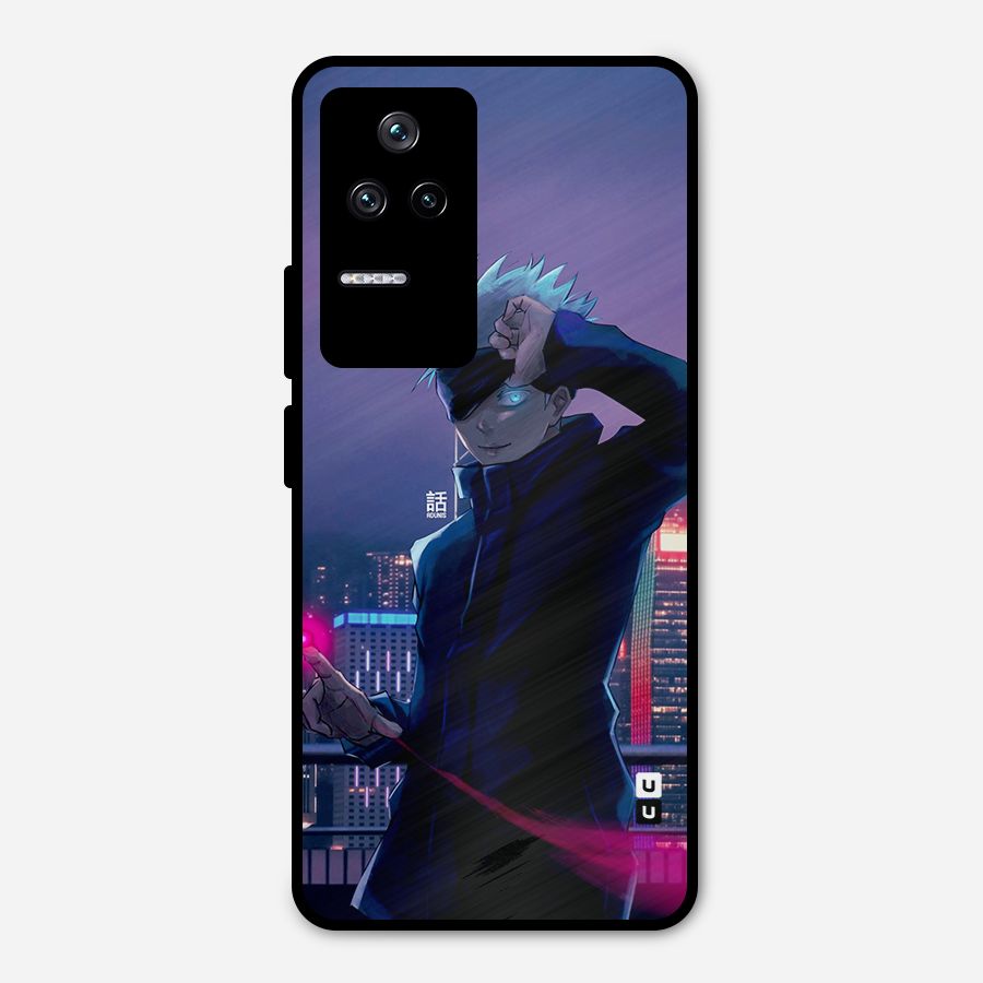 Gojo Looks Metal Back Case for Poco F4 5G