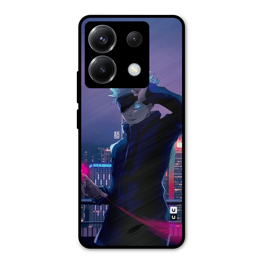 Gojo Looks Metal Back Case for Poco X6
