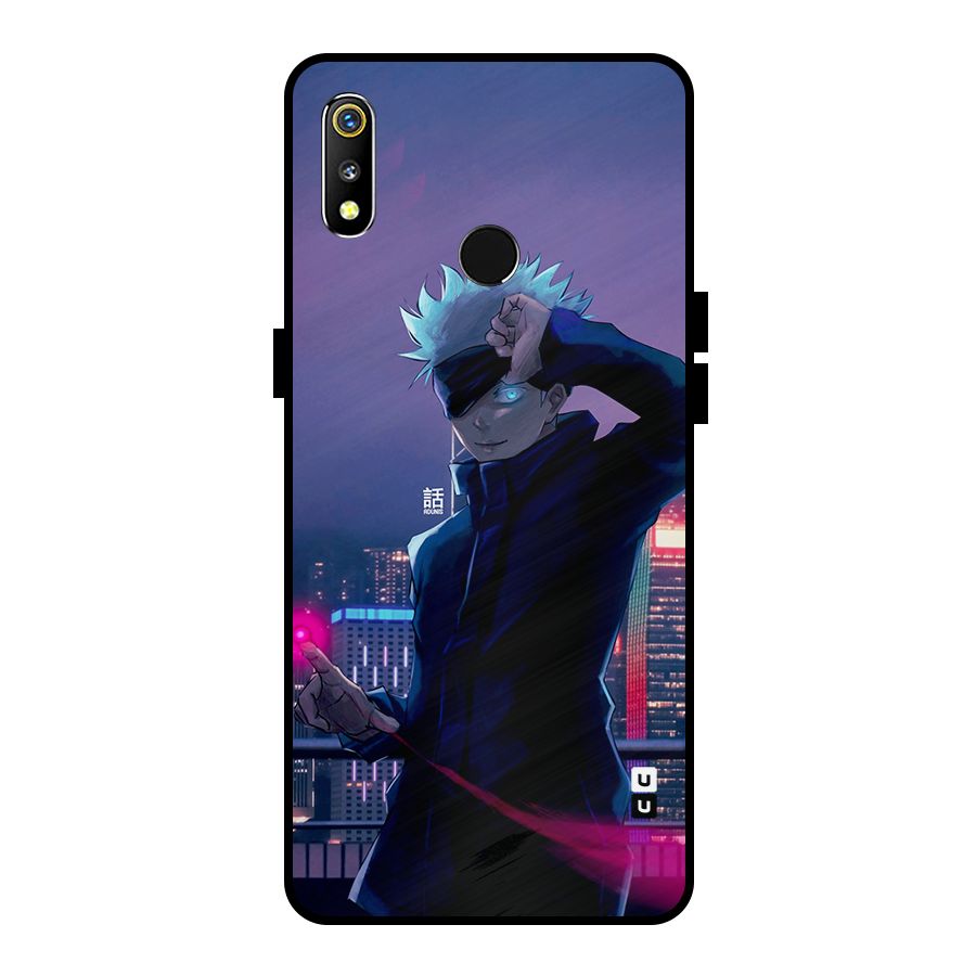 Gojo Looks Metal Back Case for Realme 3i