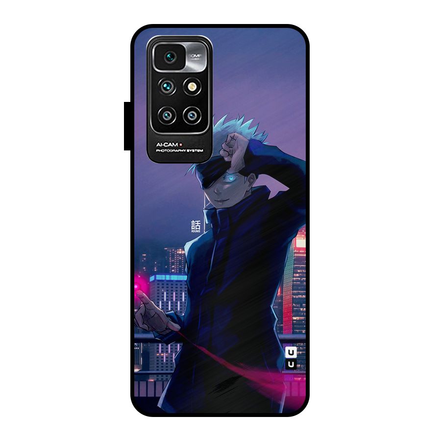 Gojo Looks Metal Back Case for Redmi 10 Prime