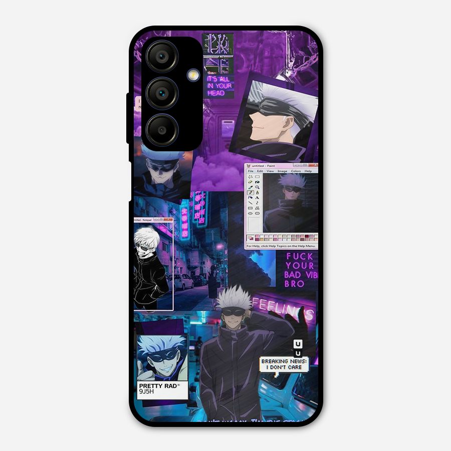Gojo Quotes Bundle Metal Back Case for Galaxy A15 5G