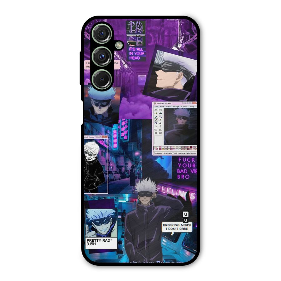 Gojo Quotes Bundle Metal Back Case for Galaxy F34