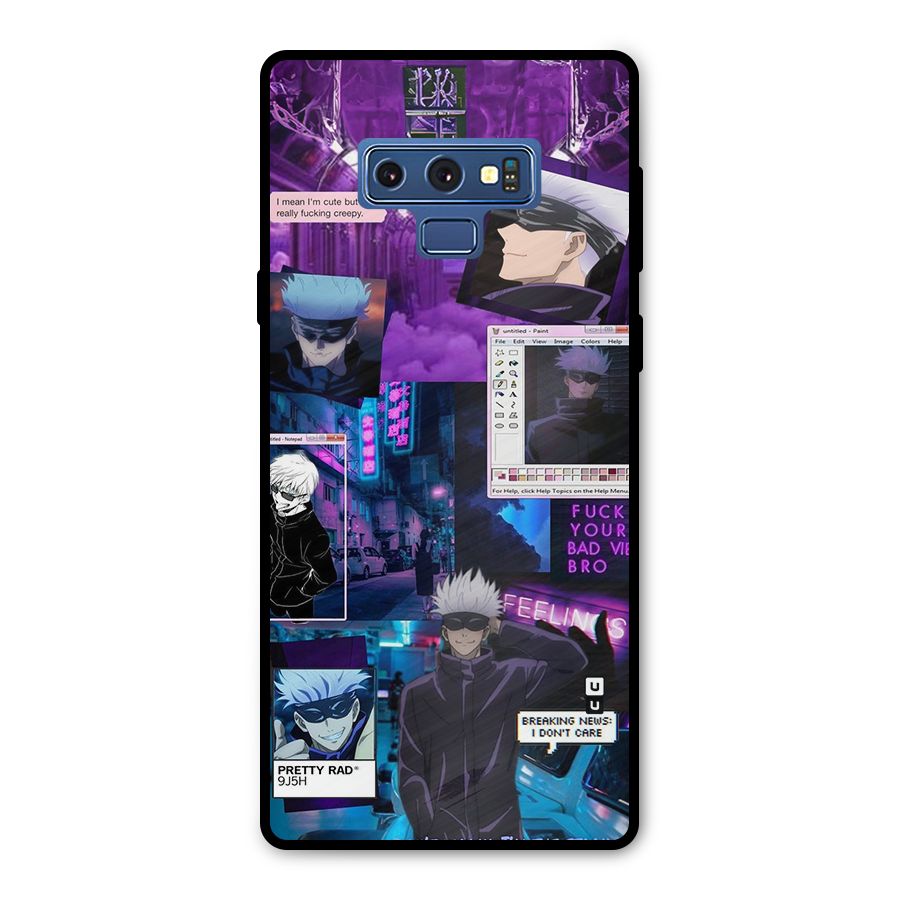 Gojo Quotes Bundle Metal Back Case for Galaxy Note 9