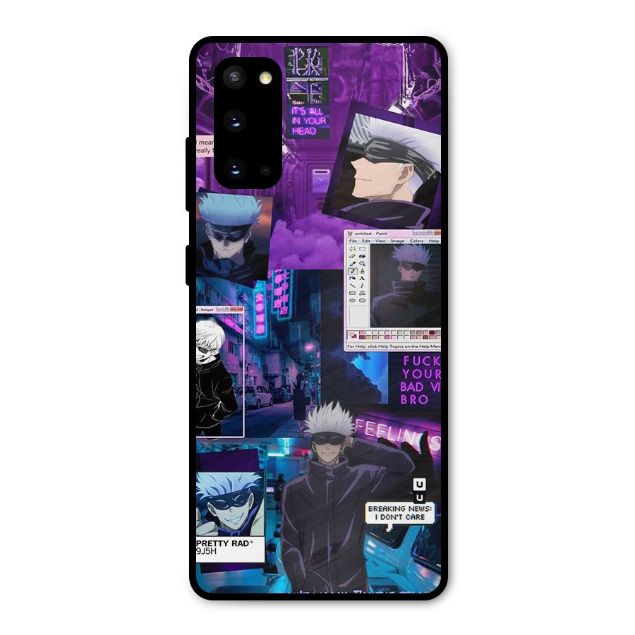 Gojo Quotes Bundle Metal Back Case for Galaxy S20