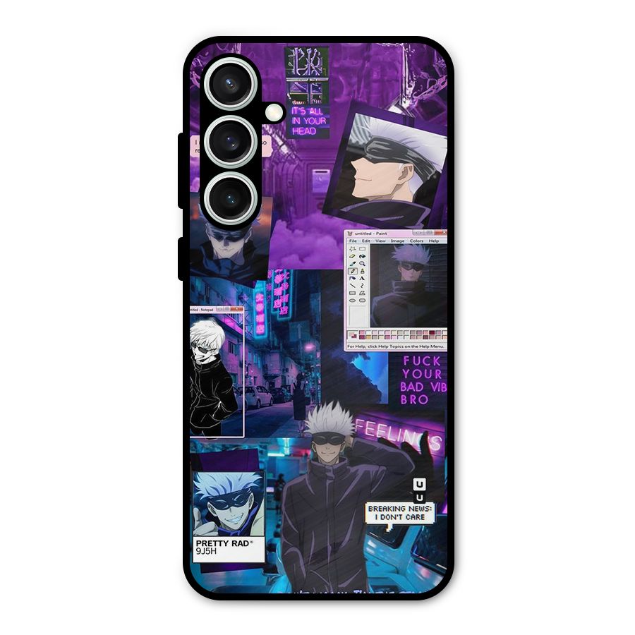 Gojo Quotes Bundle Metal Back Case for Galaxy S23 FE