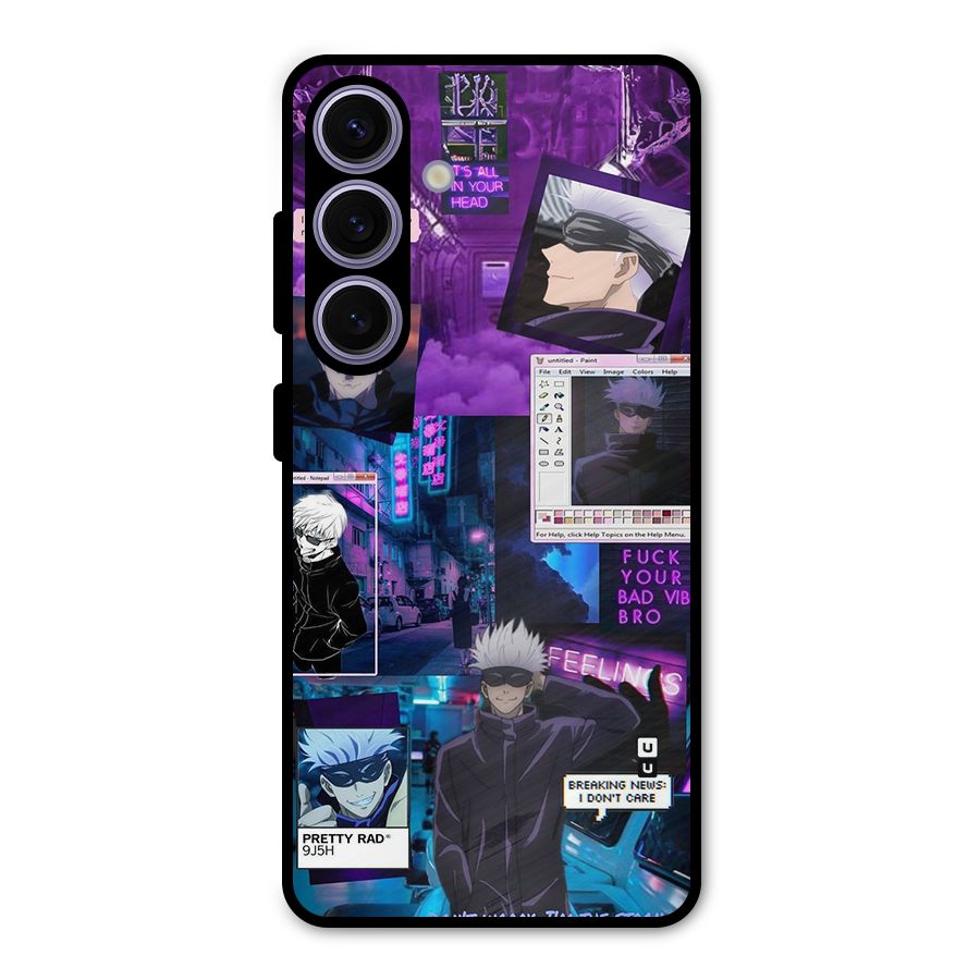 Gojo Quotes Bundle Metal Back Case for Galaxy S24