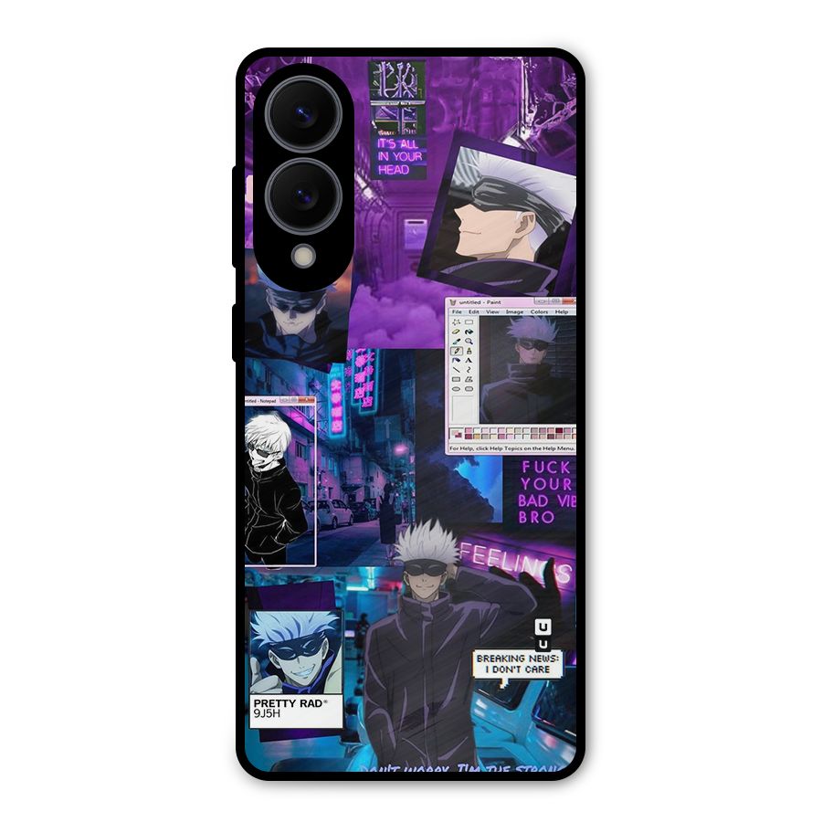 Gojo Quotes Bundle Metal Back Case for Galaxy S25 Edge