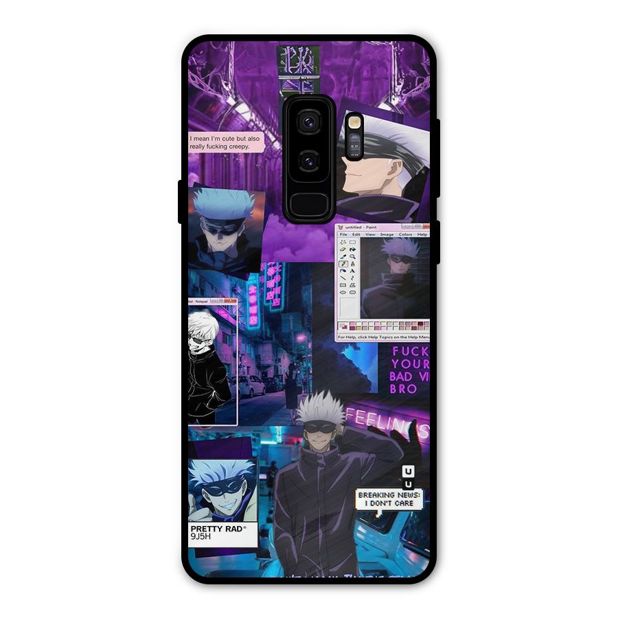 Gojo Quotes Bundle Metal Back Case for Galaxy S9 Plus