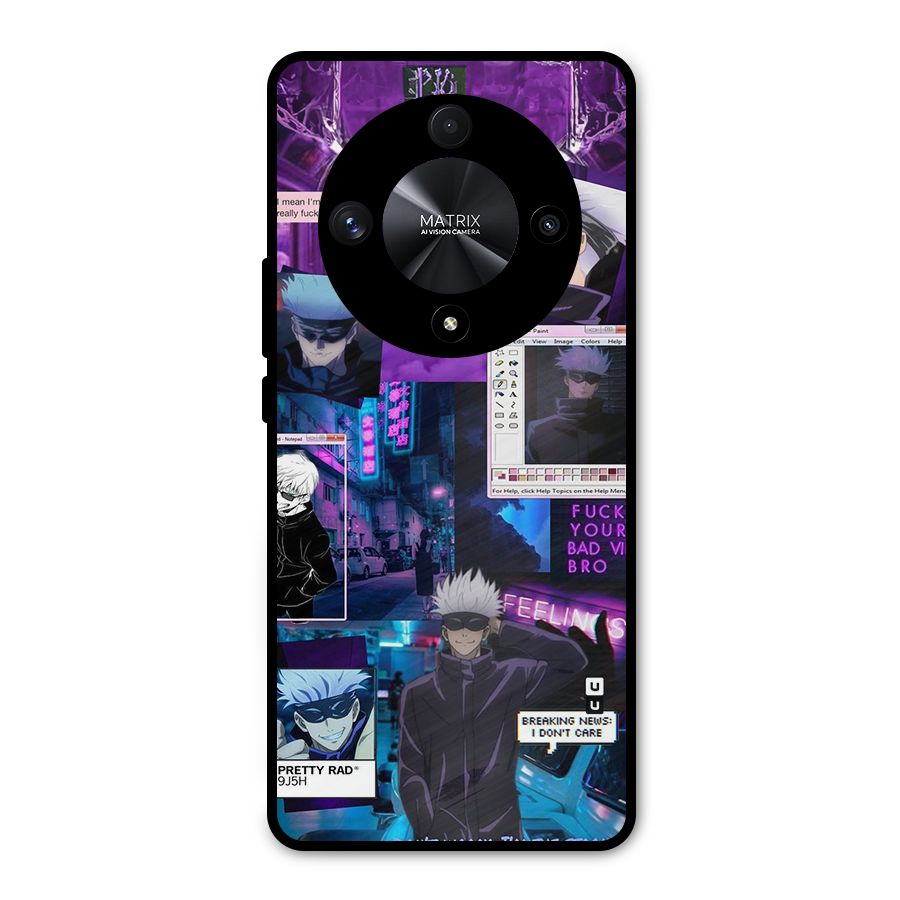 Gojo Quotes Bundle Metal Back Case for Honor X9b