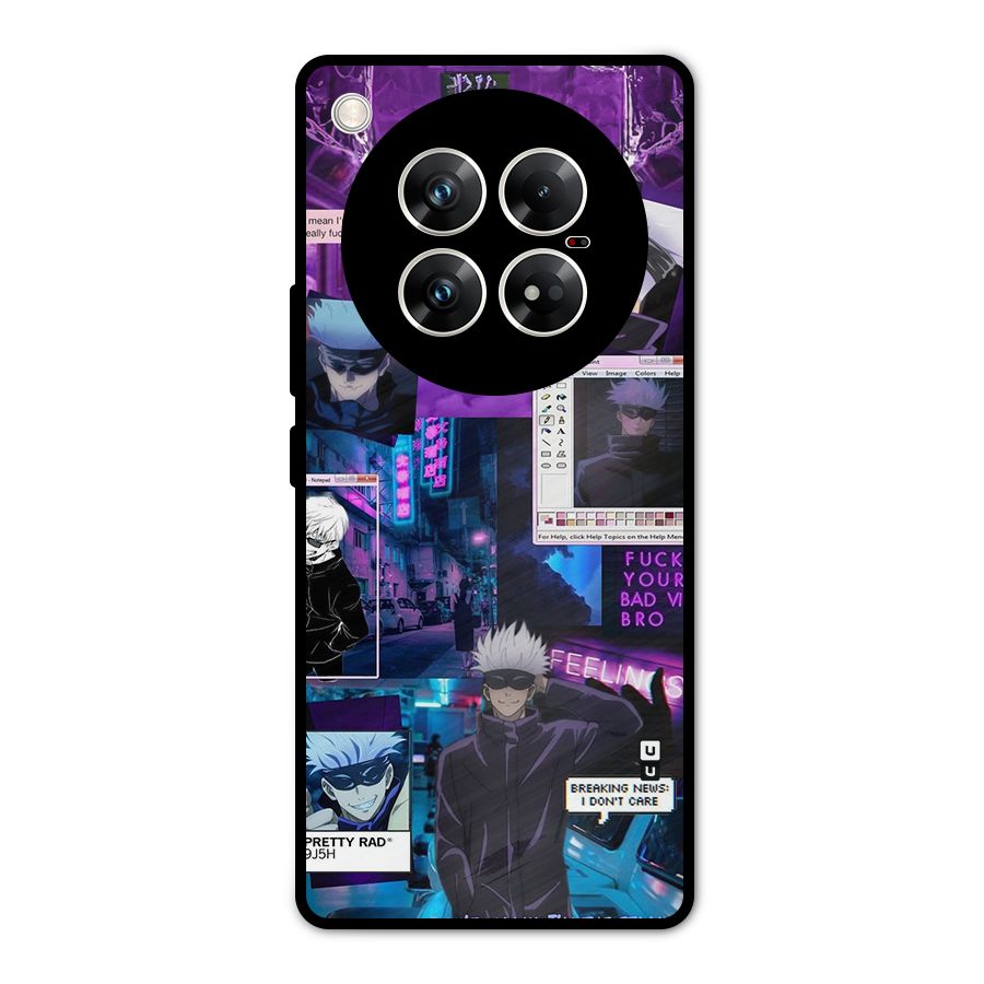 Gojo Quotes Bundle Metal Back Case for Infinix Zero 40 5G