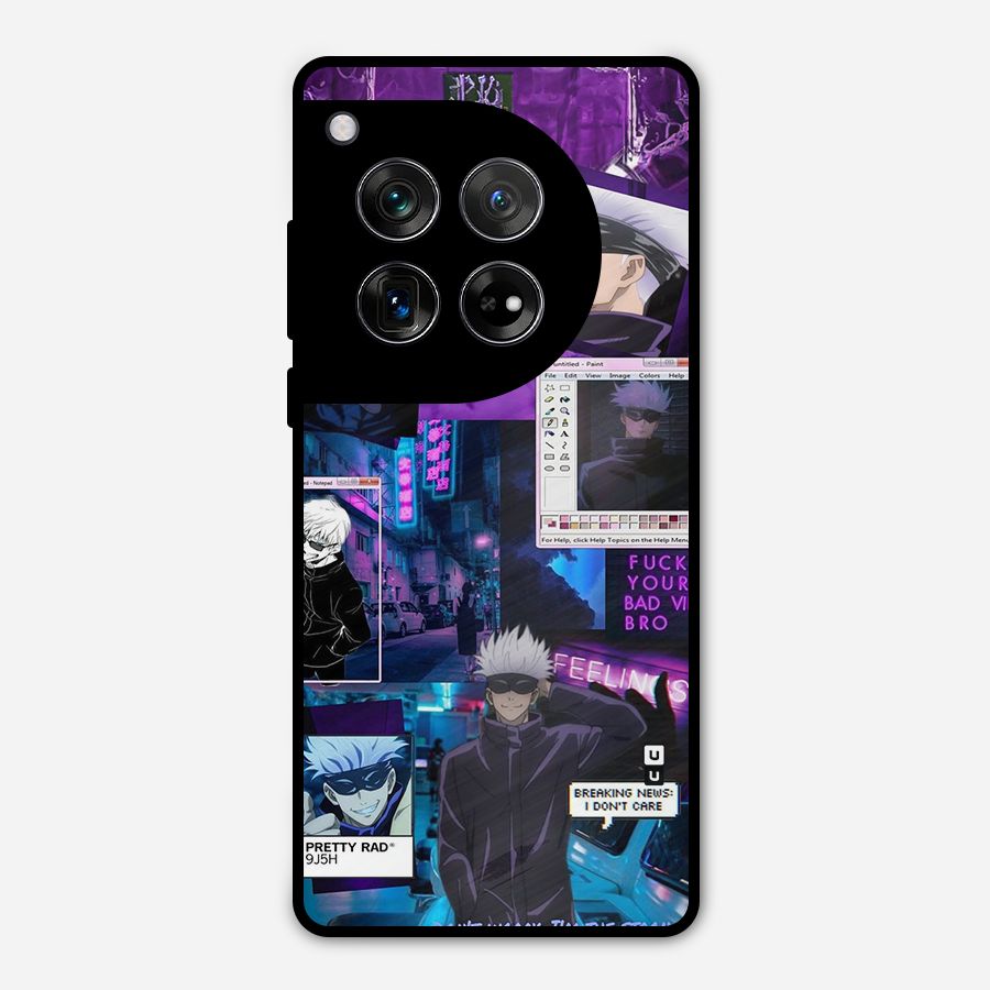 Gojo Quotes Bundle Metal Back Case for OnePlus 12