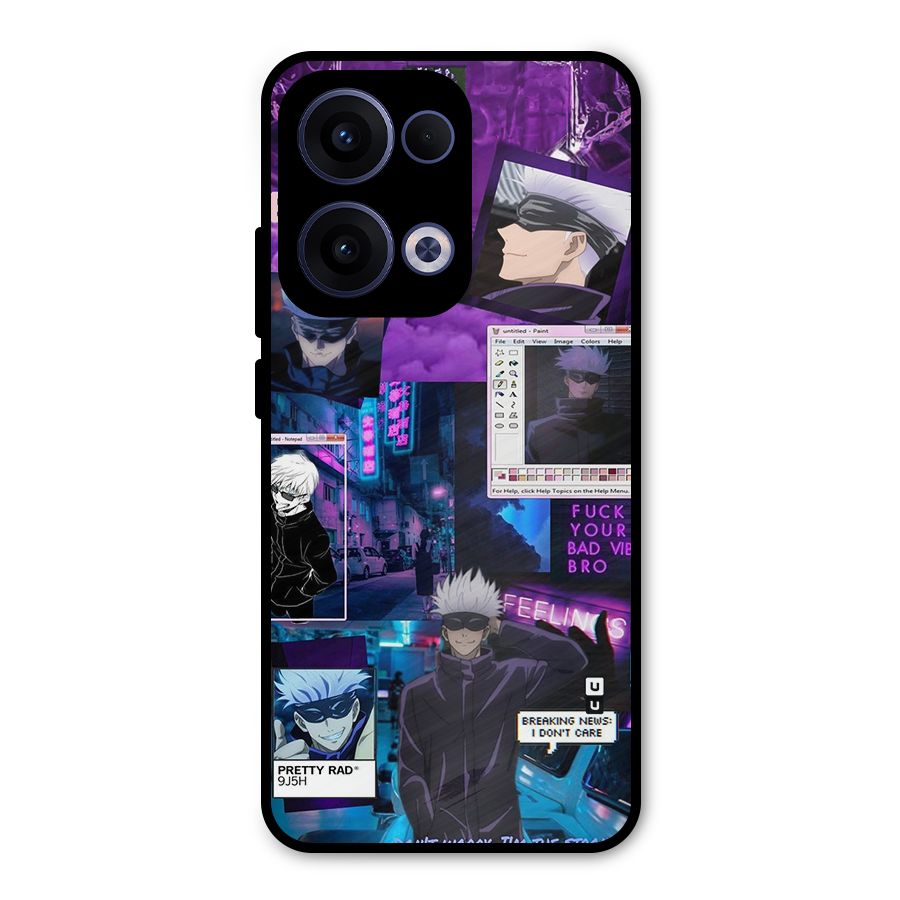 Gojo Quotes Bundle Metal Back Case for Oppo Reno13