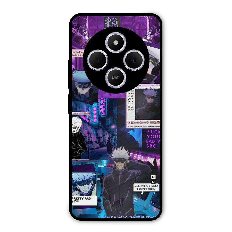 Gojo Quotes Bundle Metal Back Case for Poco C75 5G