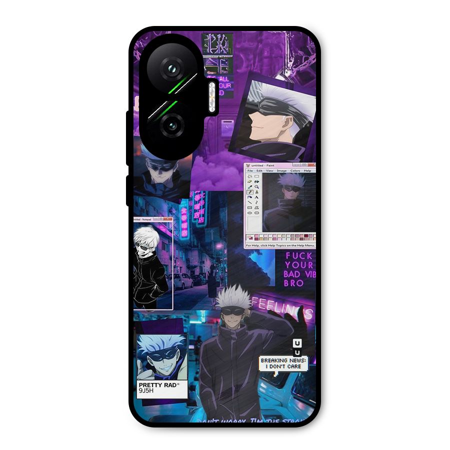 Gojo Quotes Bundle Metal Back Case for Poco F7