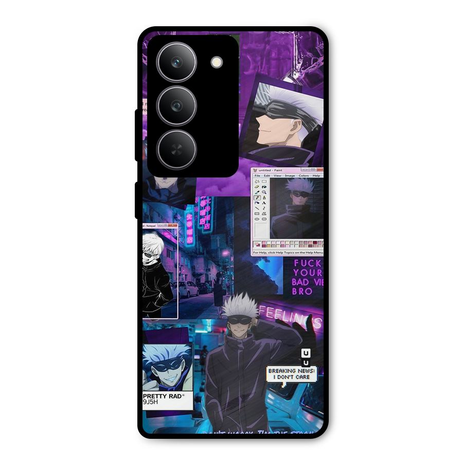 Gojo Quotes Bundle Metal Back Case for Realme 14x