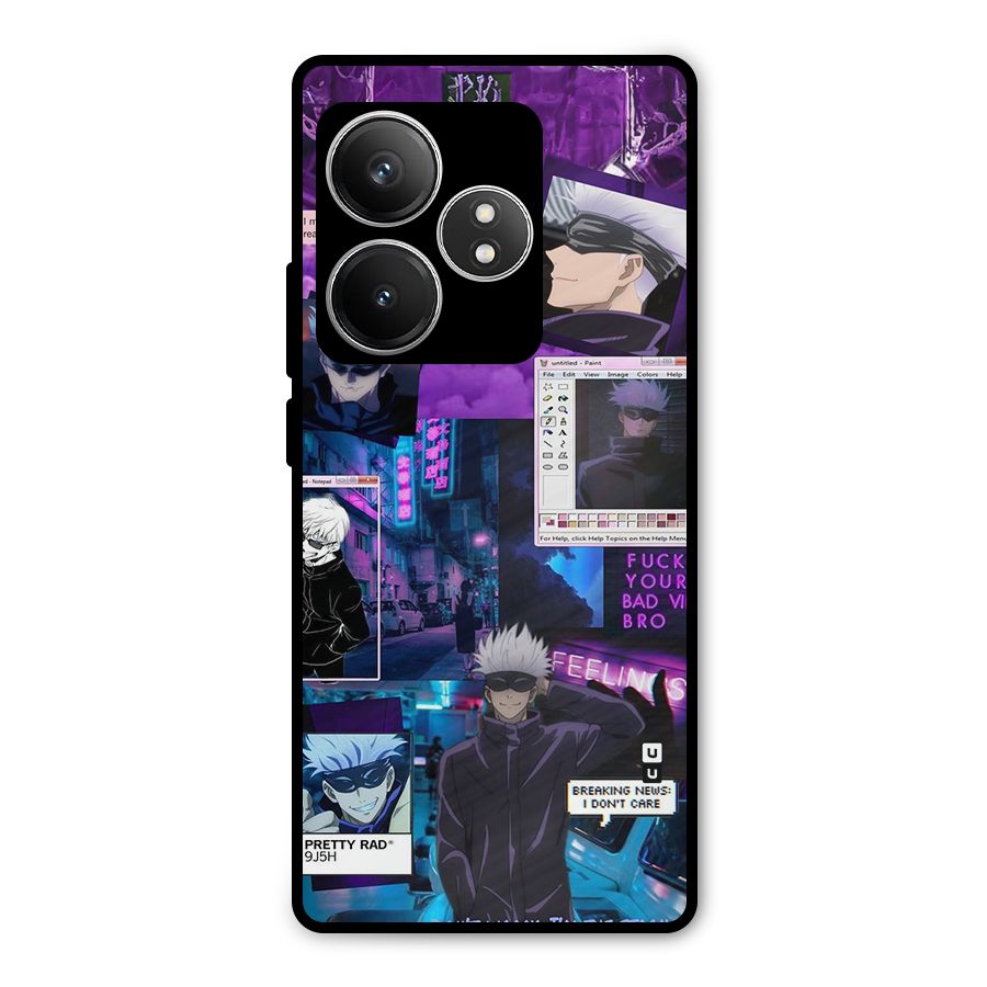 Gojo Quotes Bundle Metal Back Case for Realme GT 6T