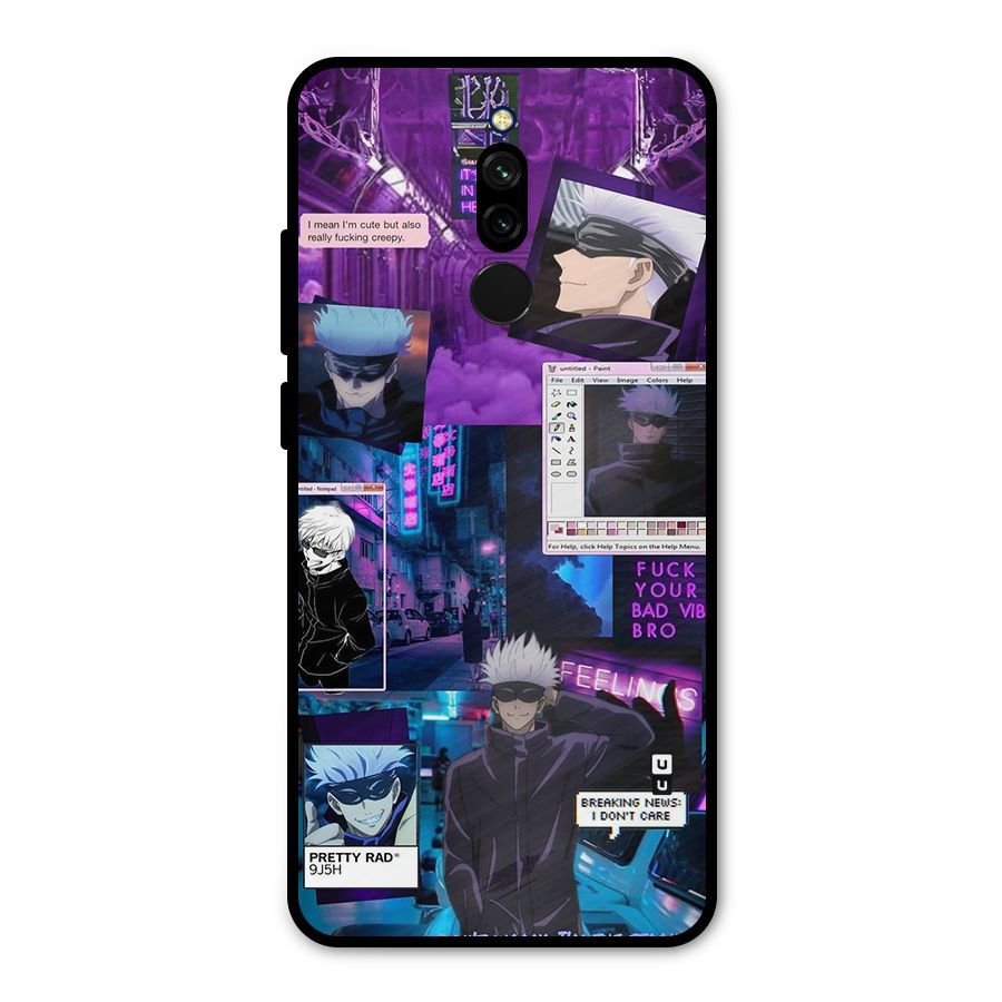 Gojo Quotes Bundle Metal Back Case for Redmi 8