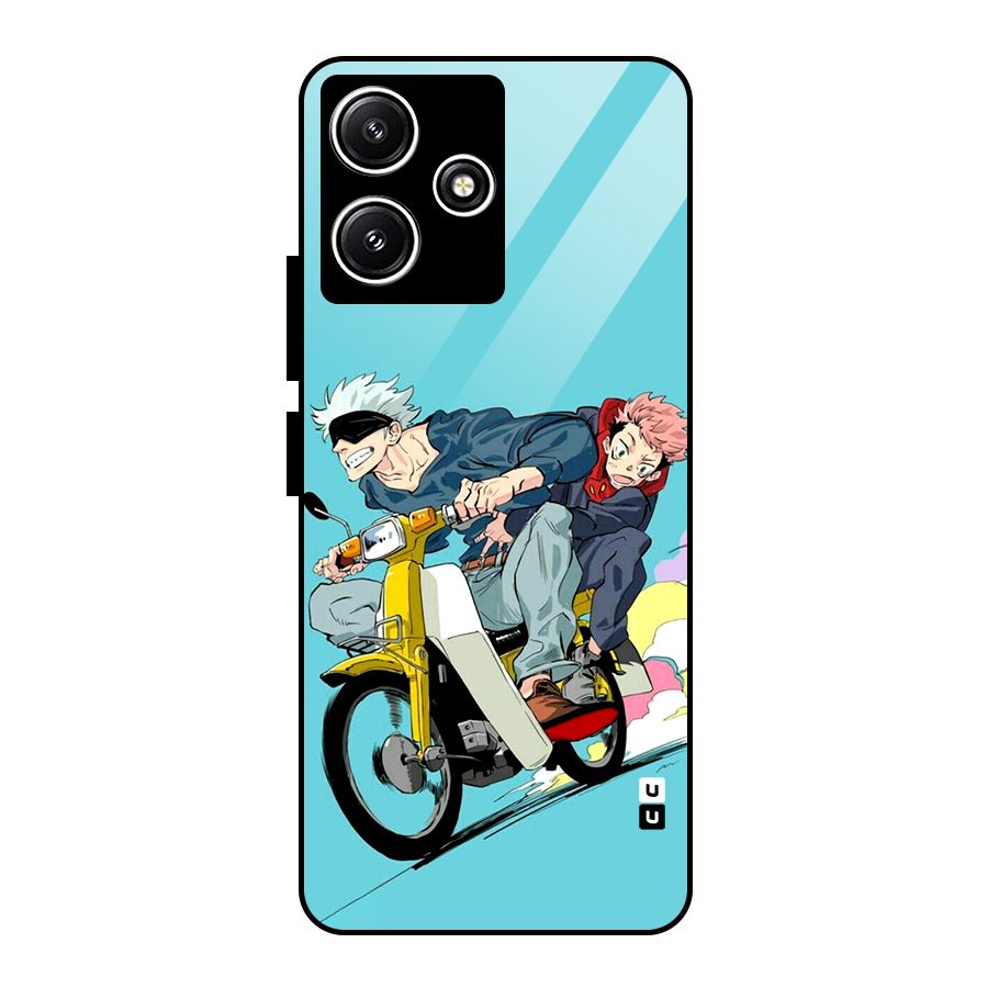 Gojo Ride Glass Back Case for Redmi 12 5G