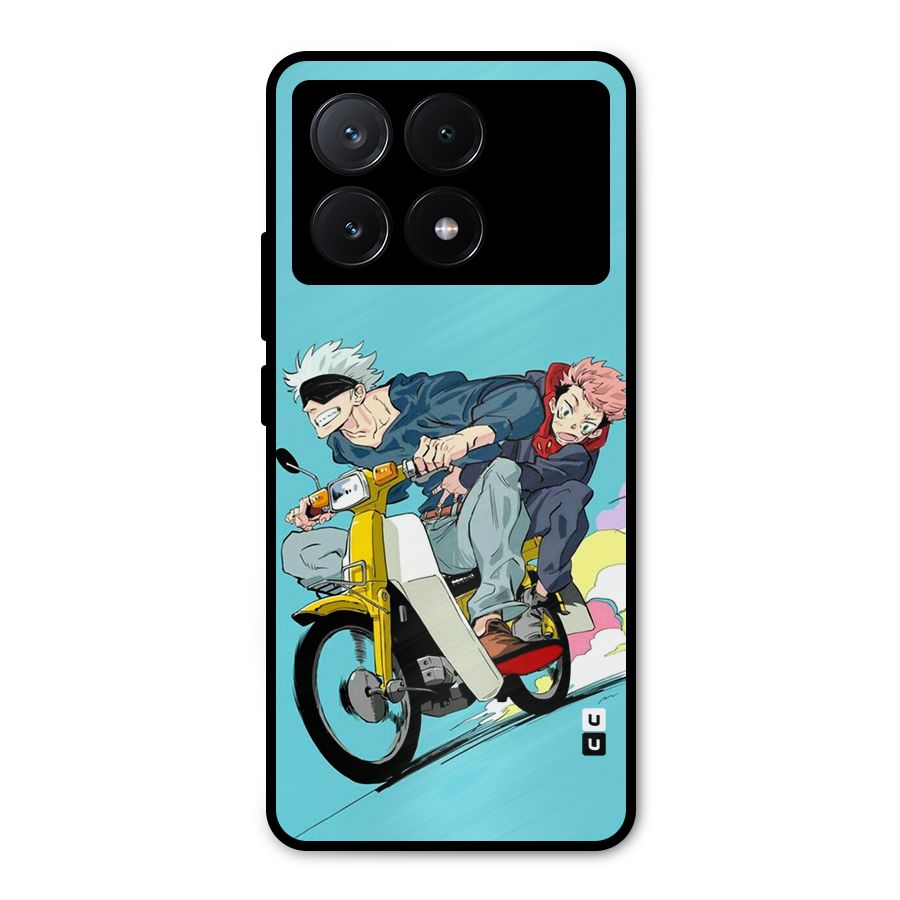 Gojo Ride Metal Back Case for Poco X6 Pro