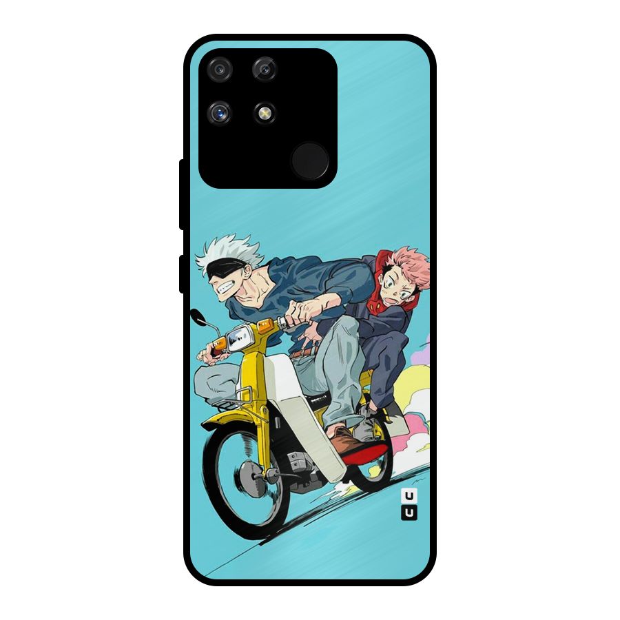 Gojo Ride Metal Back Case for Realme Narzo 50A