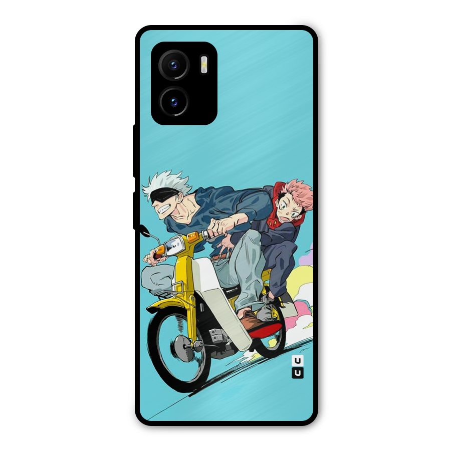 Gojo Ride Metal Back Case for Vivo Y15s