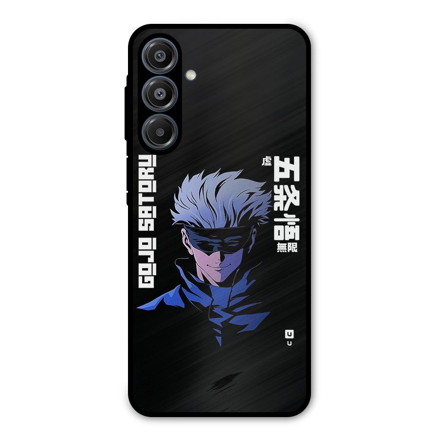 Gojo Sataru Smiles Metal Back Case for Galaxy A16 5G