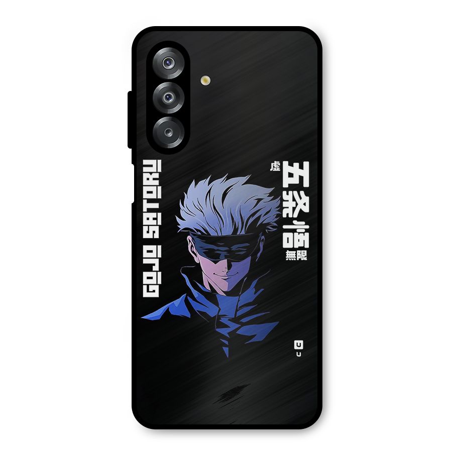 Gojo Sataru Smiles Metal Back Case for Galaxy A26