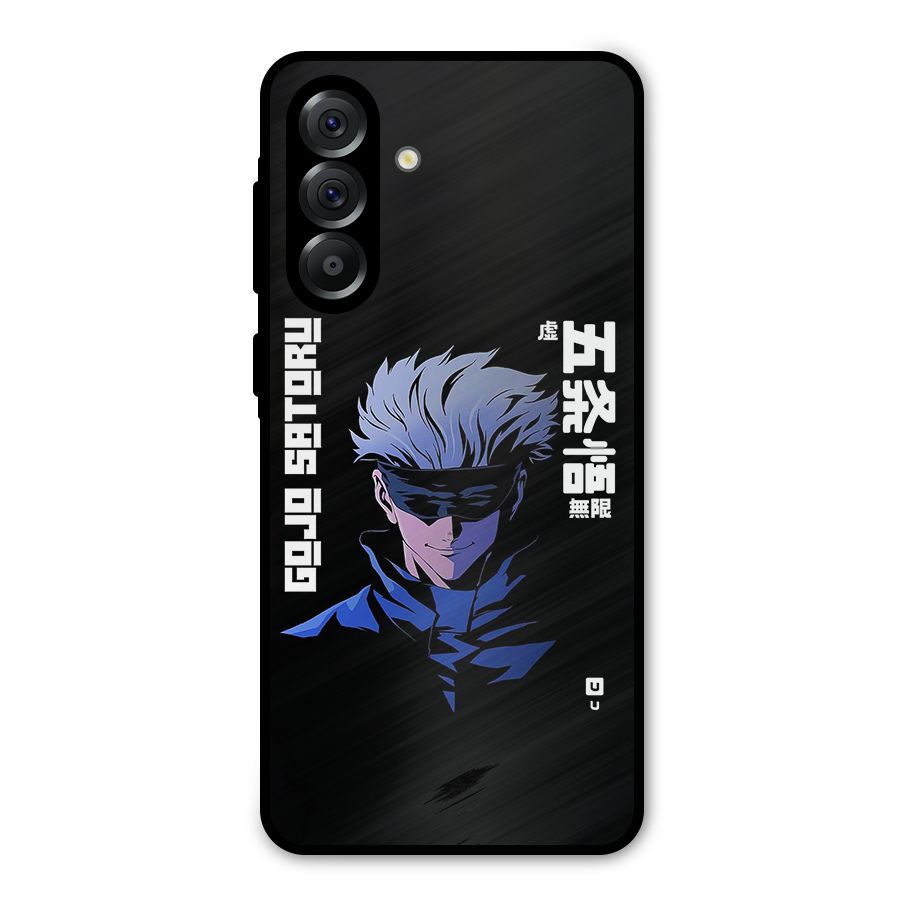 Gojo Sataru Smiles Metal Back Case for Galaxy A36