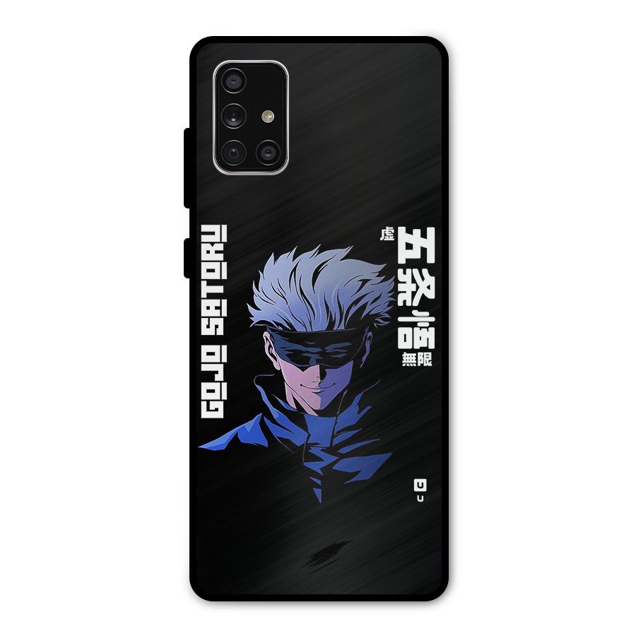 Gojo Sataru Smiles Metal Back Case for Galaxy A71