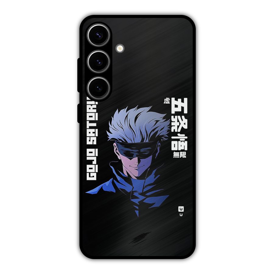 Gojo Sataru Smiles Metal Back Case for Galaxy S24 Plus