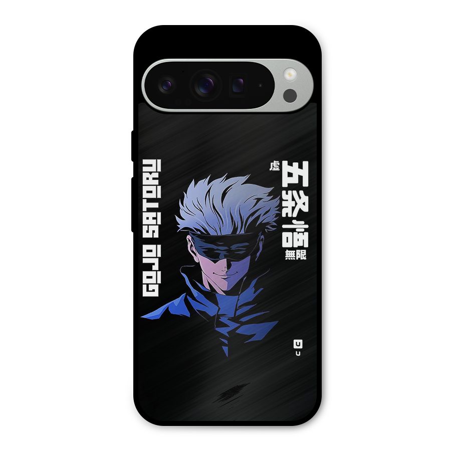 Gojo Sataru Smiles Metal Back Case for Google Pixel 9 Pro XL