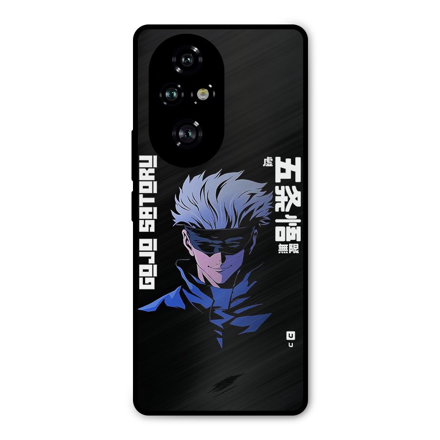 Gojo Sataru Smiles Metal Back Case for Honor 200 Pro