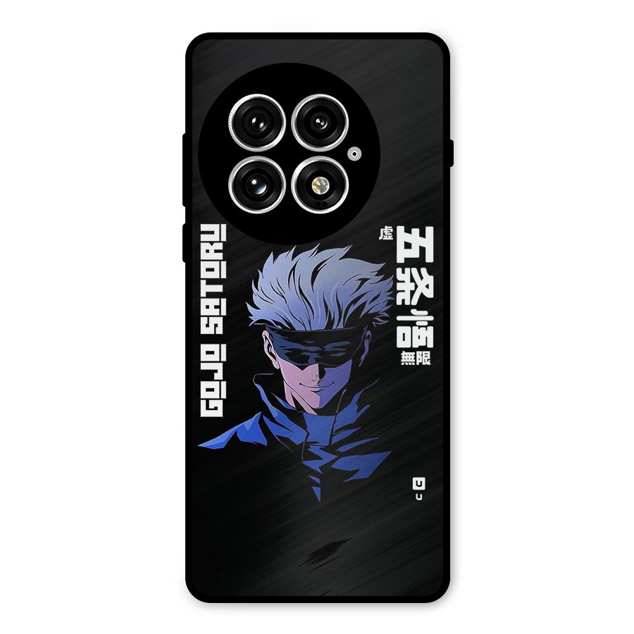 Gojo Sataru Smiles Metal Back Case for OnePlus 13
