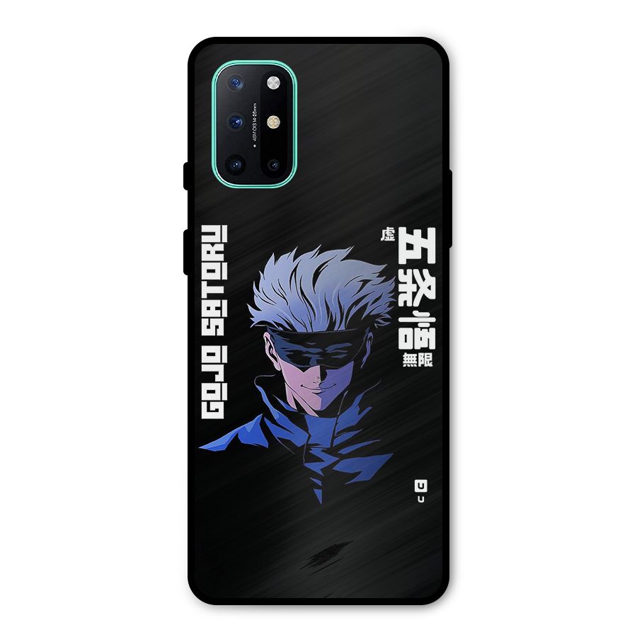 Gojo Sataru Smiles Metal Back Case for OnePlus 8T