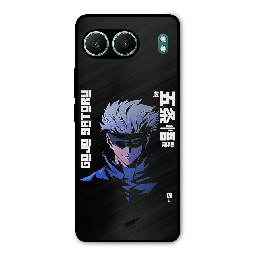 Gojo Sataru Smiles Metal Back Case for OnePlus Nord 4