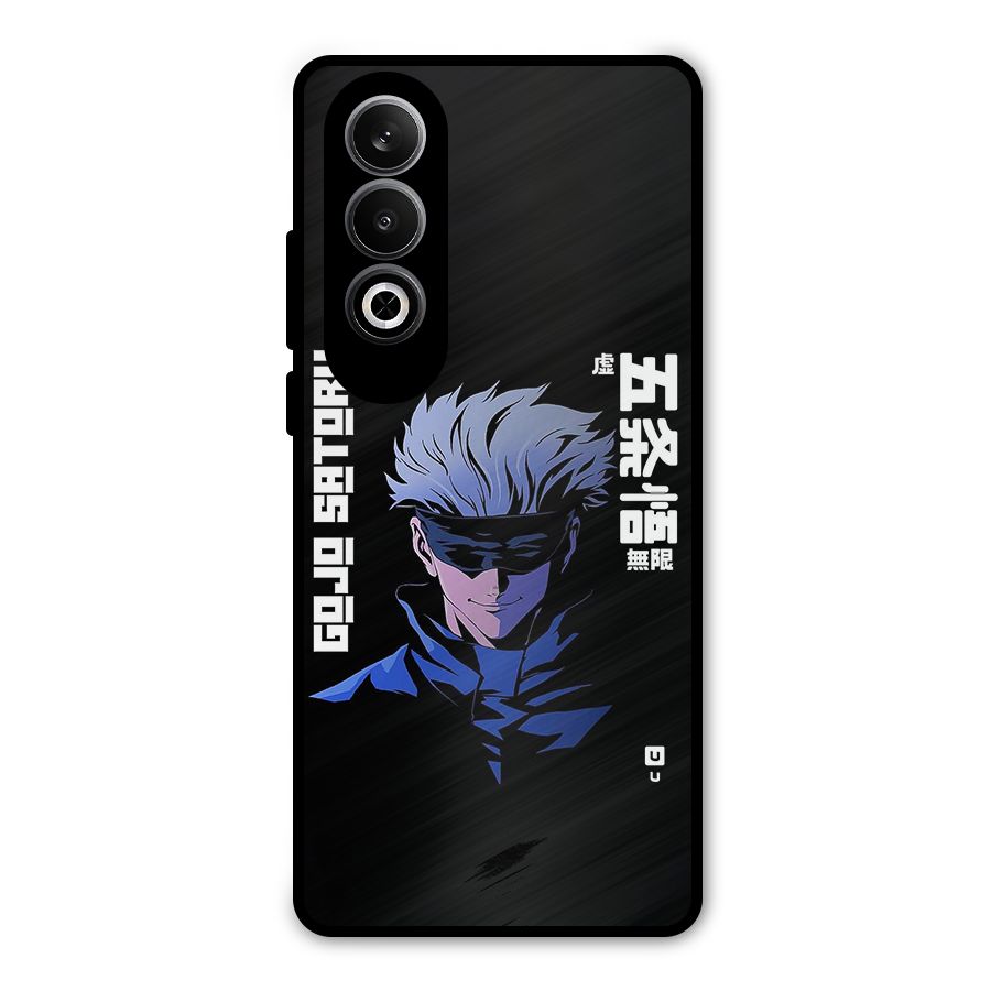 Gojo Sataru Smiles Metal Back Case for OnePlus Nord CE4