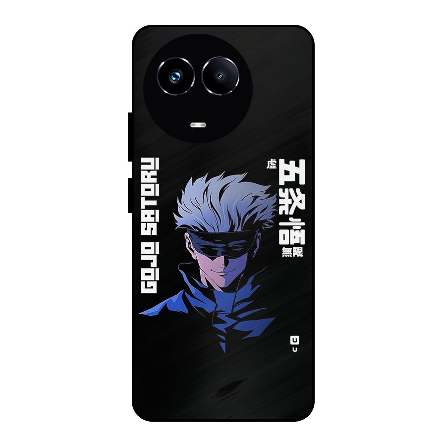 Gojo Sataru Smiles Metal Back Case for Realme 11X